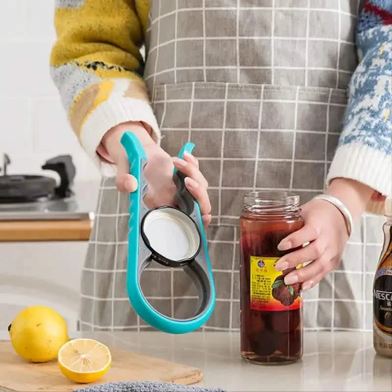 4-in-1 Jar & Bottle Opener for Seniors – 2-Pack, Arthritis-Friendly
