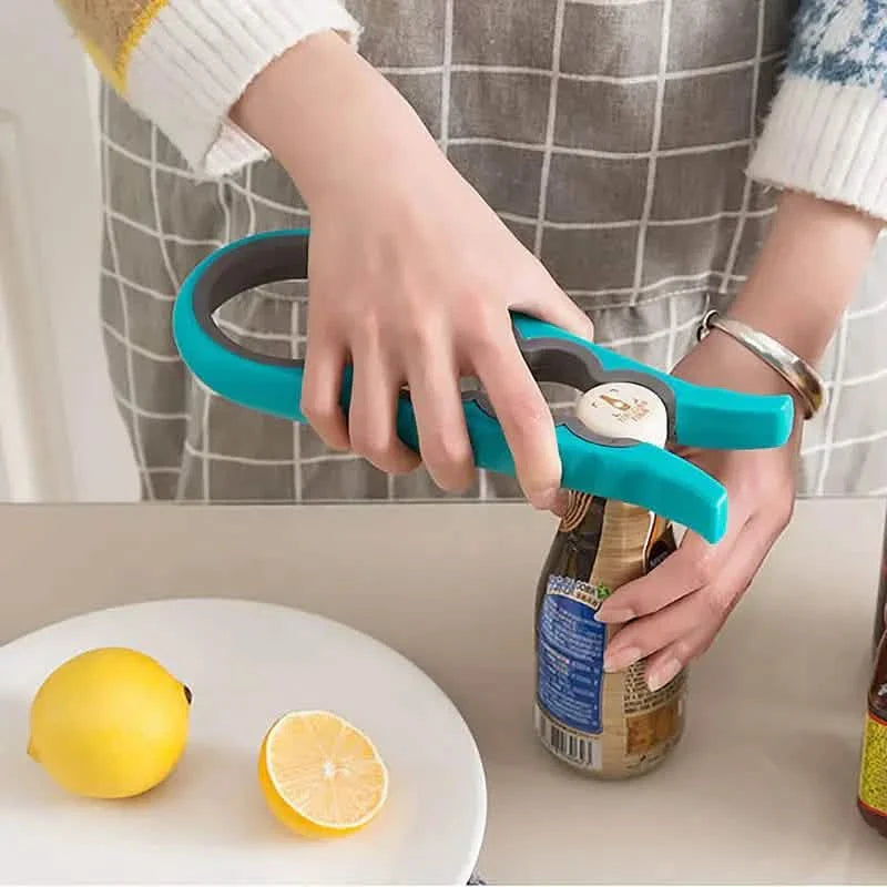 4-in-1 Jar & Bottle Opener for Seniors – 2-Pack, Arthritis-Friendly
