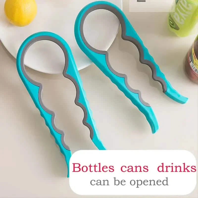 4-in-1 Jar & Bottle Opener for Seniors – 2-Pack, Arthritis-Friendly
