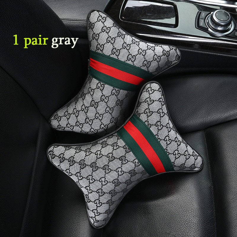 Car Neck Pillow Set of 2 – Ergonomic Headrest Cushion for Driving & Travel