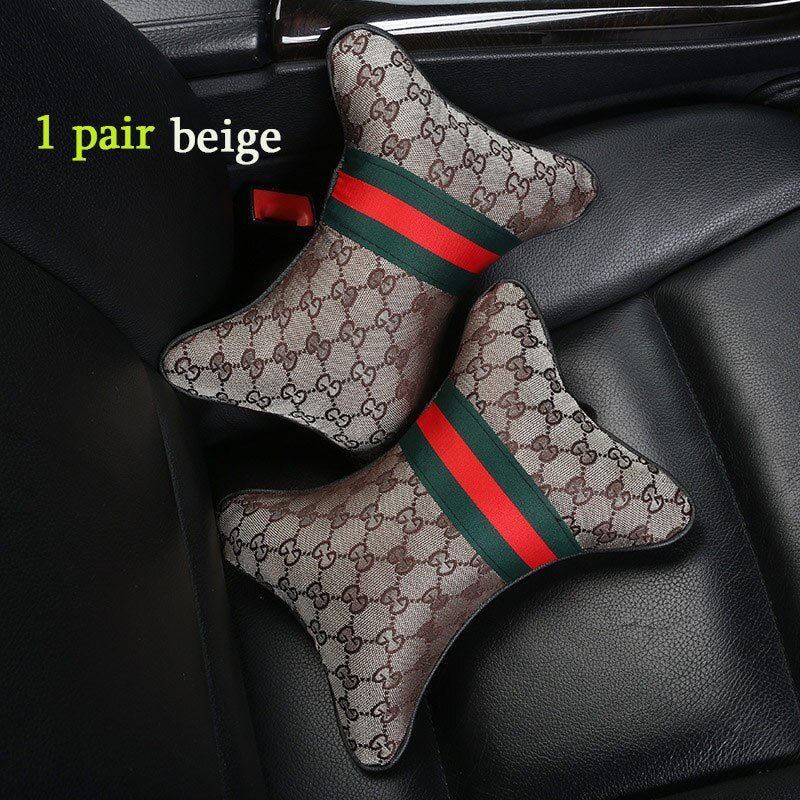 Car Neck Pillow Set of 2 – Ergonomic Headrest Cushion for Driving & Travel