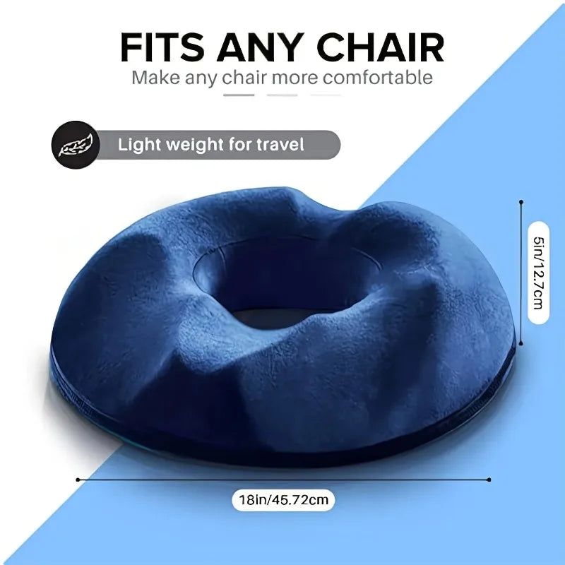 U-Shaped Memory Foam Seat Cushion – Coccyx & Tailbone Pain Relief