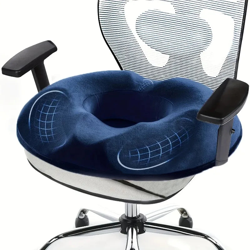 U-Shaped Memory Foam Seat Cushion – Coccyx & Tailbone Pain Relief