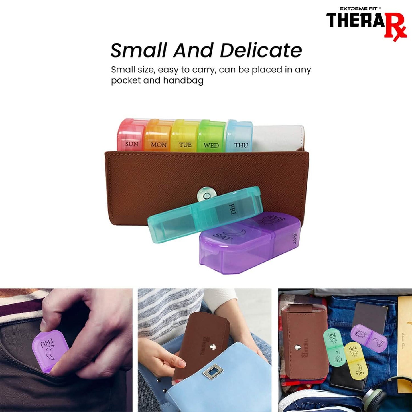 7-Day Pill Organizer for Seniors – Large AM/PM Weekly Case